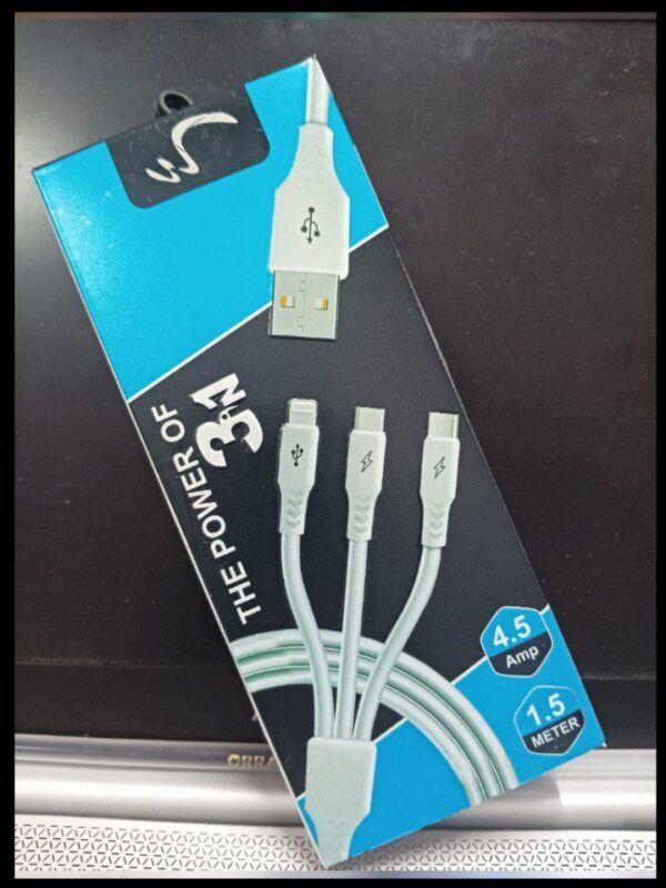 3 in 1 Fast Charging Cable