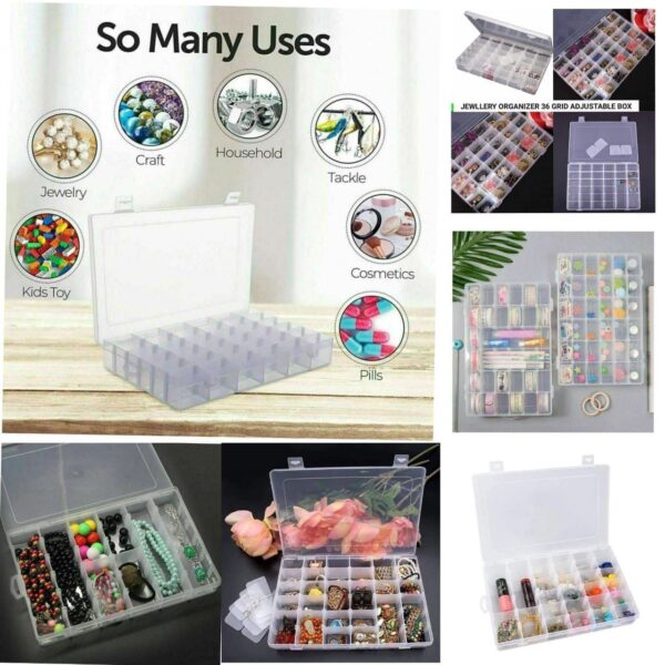Adjustable 36 Grid Organiser
